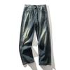 American Retro Heavy-Duty Washed Vintage Loose Wide-Leg Jeans for Men, Spring and Autumn Pants, Export Men's Casual Long Pants