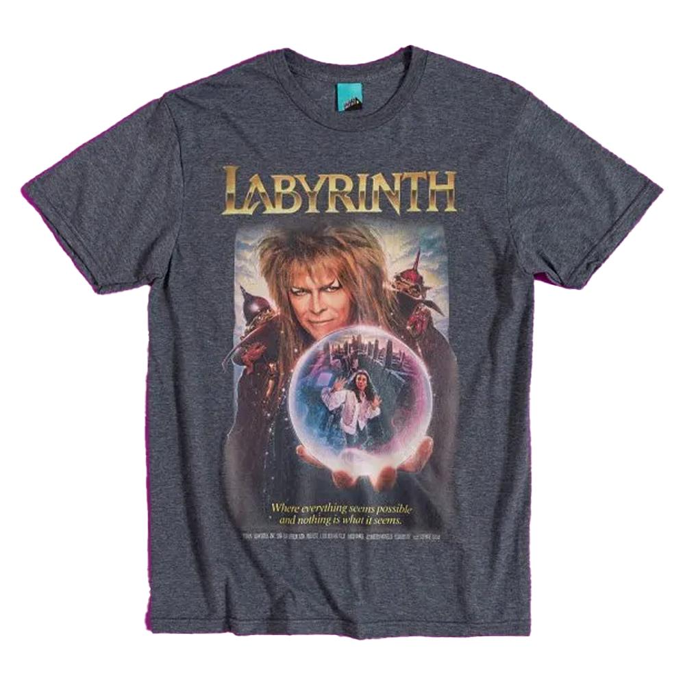 Labyrinth Unisex Adult Classic Movie Poster T-Shirt