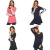 Tshirt Long Sleeve Polyester Fabric Casual Slim Fit For Daily Wear