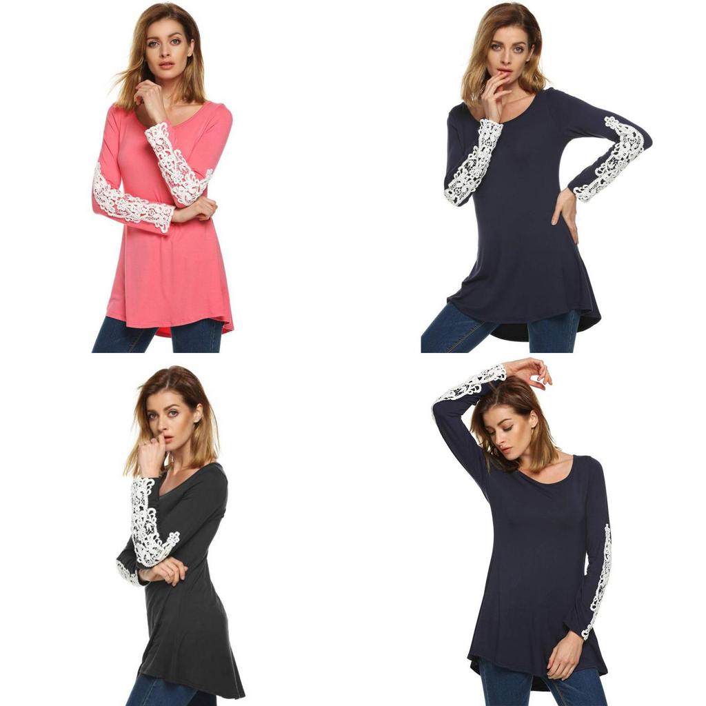 Tshirt Long Sleeve Polyester Fabric Casual Slim Fit For Daily Wear