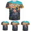 Moda Fresca Nueva Unisex Kim Jong Un Divertida Impresión 3D Casual Camiseta Top