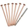 Tree Stump Remover Copper Nails 4 Inch Spikes for Efficient Root Destruction