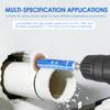 Impact Connect Pipe Cutter with Diamond Grit Cutting Wheel 2-1/2" Cutting Depth 1/4" Hex Shank 1.34" Diameter Plumbing Tool