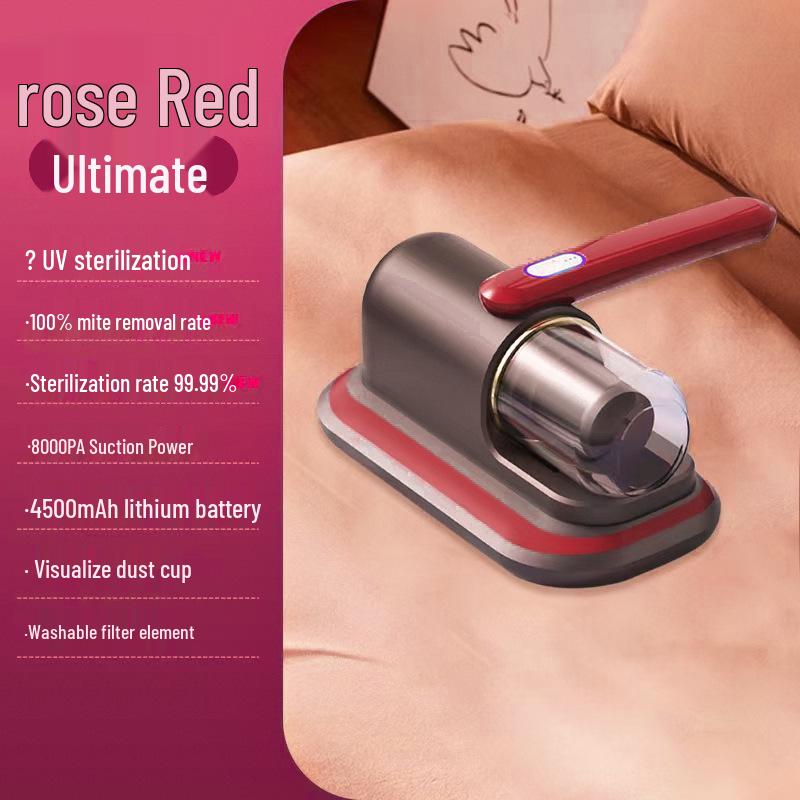 Wireless Bed Vacuum Cleaner with UV Sterilization & High Suction for Mite Removal