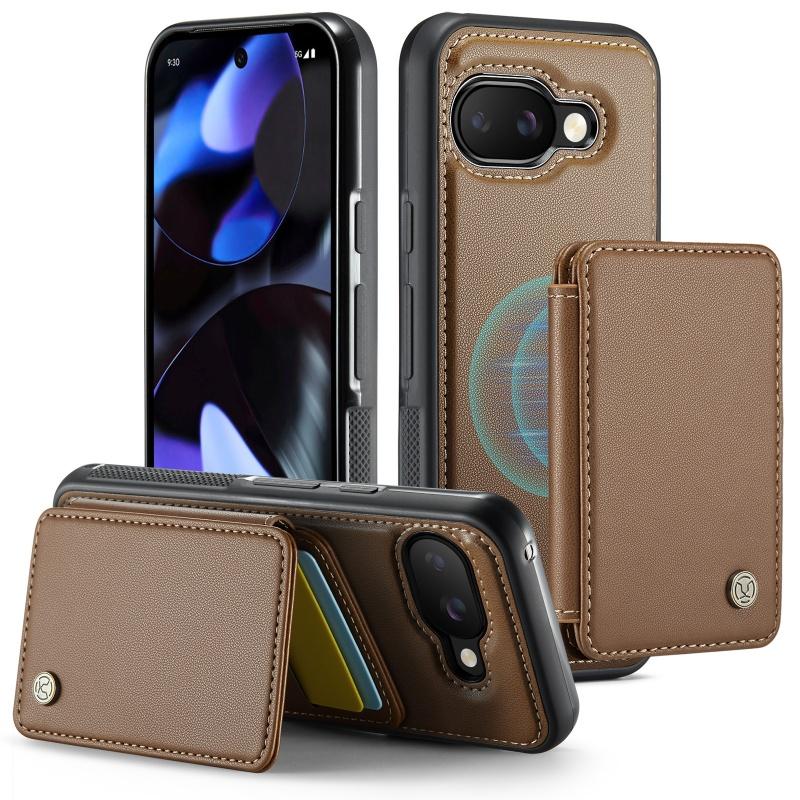 2 In 1 Removable Magnetic Wallet Case For Google Pixel 10 Pro XL 9Pro XL 9A Premium Leather Multi Card Slots Kickstand Cover