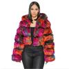 Fur Autumn and Winter New Imitation Fur Warm Hooded Fur Coat Women