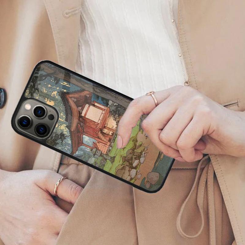 Japanese Ukiyo-e Art Magnetic Phone Case For APPLE iPhone 17 Air 16 14 13 12 Pro Max 15 Plus Wireless Charge With MagSafe Cover