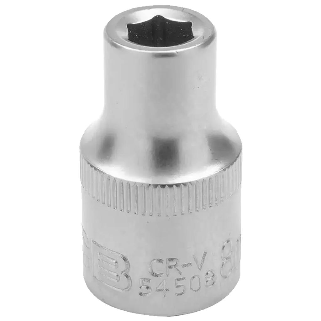 JCB Socket 1/2" 8mm 6-point Cr-V