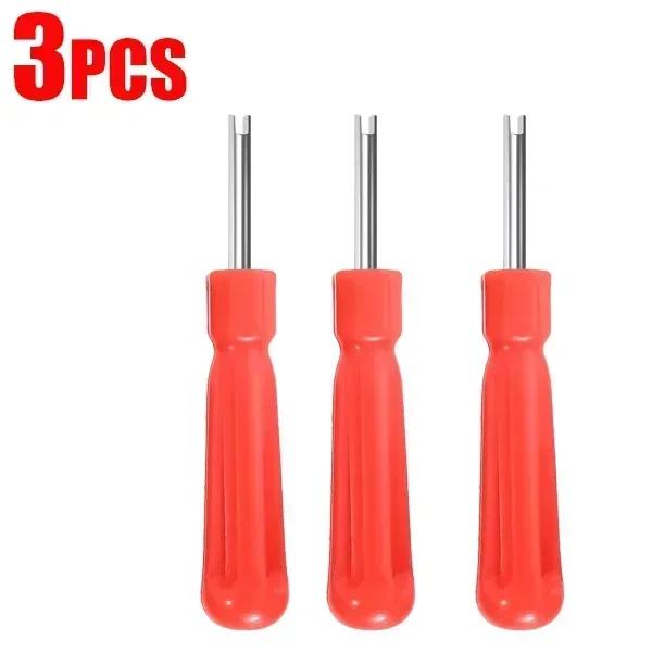1-3Pcs Universal Car Tire Valve Core Remover Screwdriver for Car Bicycle Slotted Handle Tire Repair Install Hand Tool Accessorie