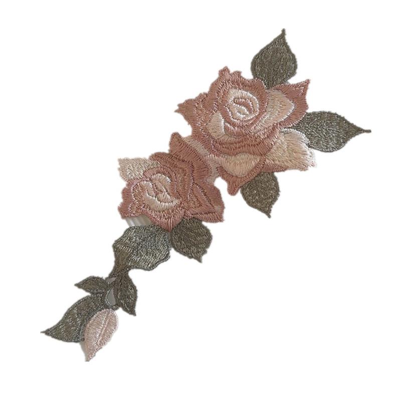 New Small Flower Hand Sewing Accessories Clothes Decorative Patch Cloth Sticker Latin Diy No Adhesive Dance Dress Dance Water-Soluble Embroidery