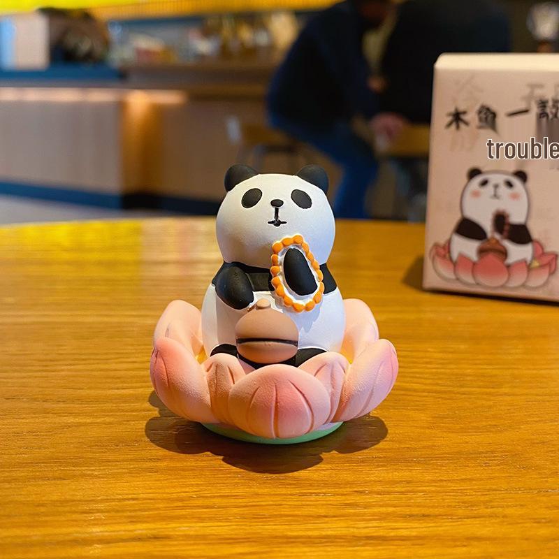 Zen Lotus Series: Cartoon Creative Desk and Car Ornament