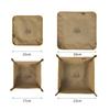 Camping Storage Tray Portable Foldable Oxford Storage Box Outdoor Hiking Travel Desktop Storage Tray for Key Sundries Jewelry
