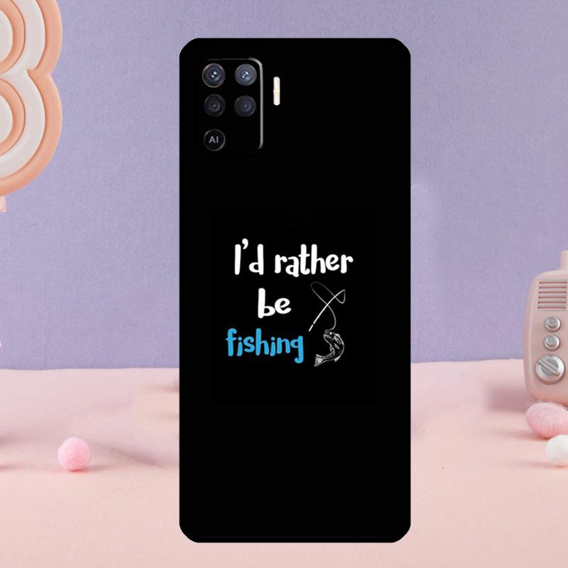 Love Fishing Phone Case For Oppo A38 A18 A58 A78 A98 A79 A40 A60 A80 A16 A76 A96 A15 A74 A94 A54 A77 A17