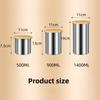 304 Stainless Steel Bamboo Lid Storage Box Suitable for Storing Grains Nuts Snacks Fruits Freshness Kitchen Storage Containers