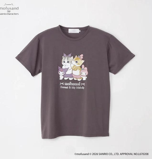 Mofusand X Sanrio Characters TShirt Kuromi My Melody Sumi 2026ss Jp Limited M