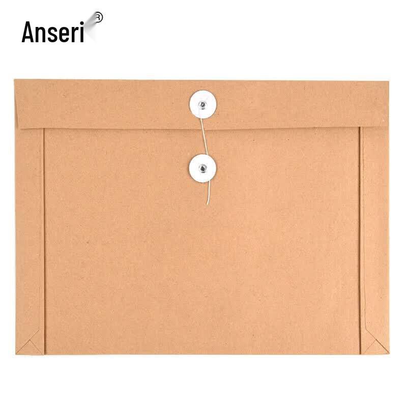Anshairui Kraft Paper Document Archiving Bags, 25-Pack