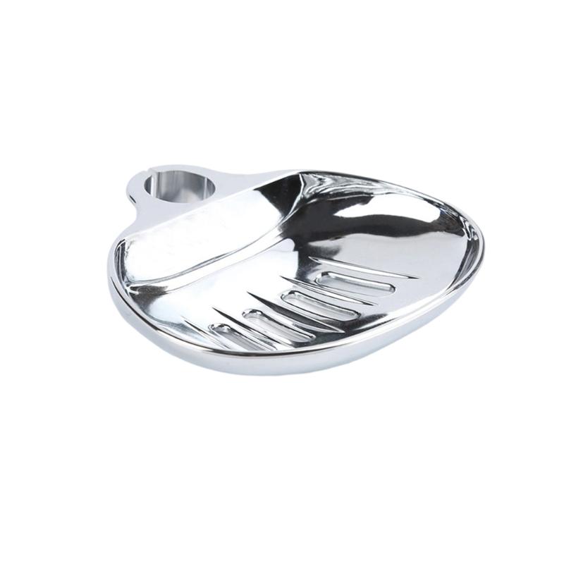 Simple Plastic Soap Tray For Shower Rod Ventilated Base Prevents Soap Sogginess Dense Bathroom Addition