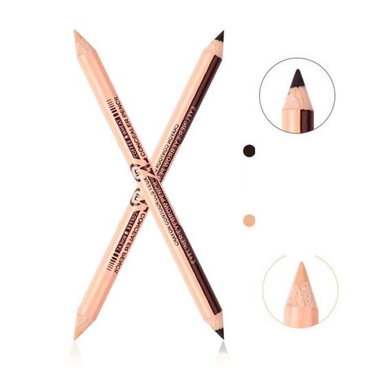 Dual Heads Waterproof Women Pro Eyeliner Pen Eye Makeup Cosmetic Tool