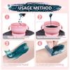 Portable Silicone Wax Warmer 400ML Foldable Wax Heater Hair Removal Wax Machine SPA Body Epilator Paraffin Wax Pot for Travel