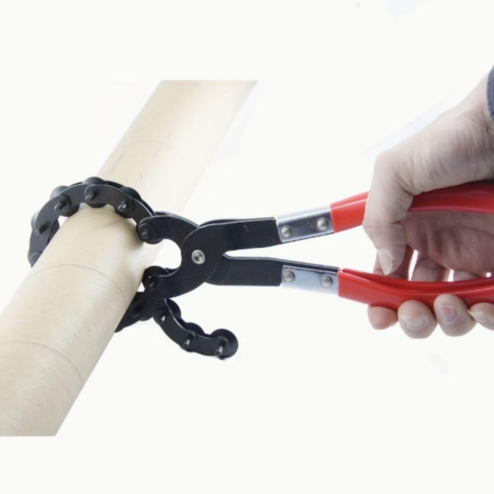 Chain Type Chain Cutter Three-way Catalytic Pipe Tool  Exhaust System Repair