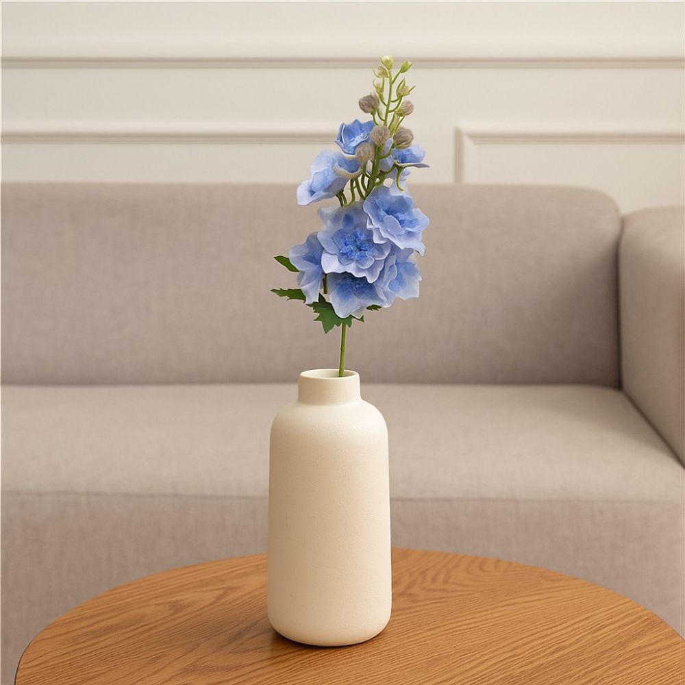 Lifelike Artificial Delphinium Flower 72cm Simulation Flower Delphinium Stem  Christmas Decoration
