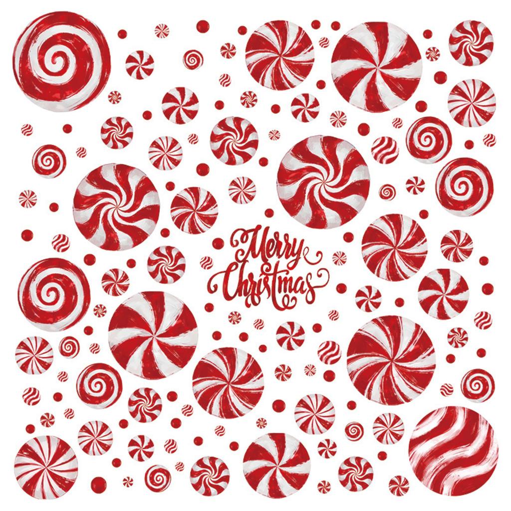 Christmas Decorations Holiday Party Decoration Window Stickers Pvc Static Stickers Window Decorations