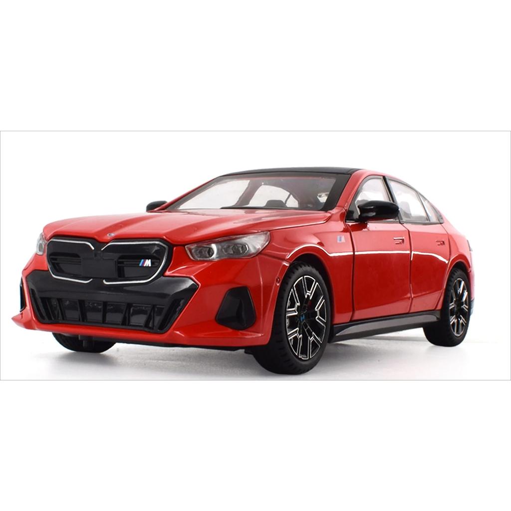 1/24 BMW I5 M60 Xdrive Power Legierung Metall Diecast Modellauto Sound & Licht Outdoor Sammlung Hobby Dekorative Ornamente Geschenk