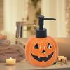21 oz Halloweenský dávkovač mýdla Keramický ve tvaru dýně Dávkovač mýdla na ruce s plastovou pumpičkou Plnitelná láhev na pleťové mléko pro domácí dekoraci