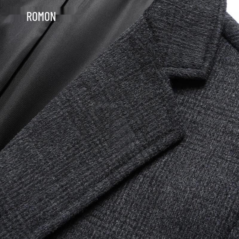 Romon Men's Wool Blend Business Casual Suit Blazer