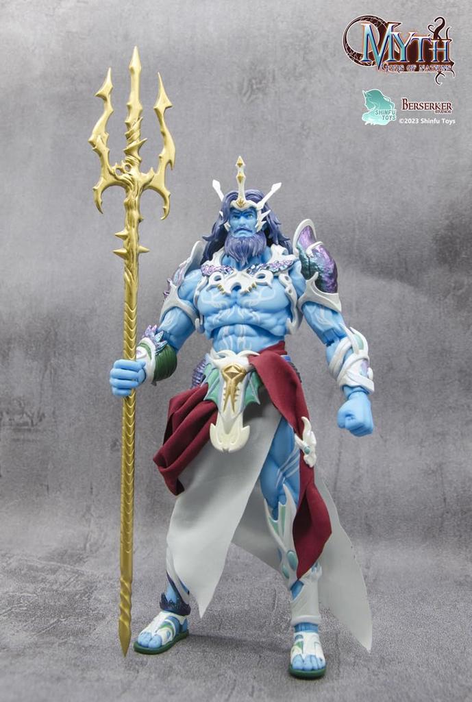BERSERKER STUDIOS Myth Series M03 Poseidon scale PVC ABS cloth painted movable figure 1/12 & &