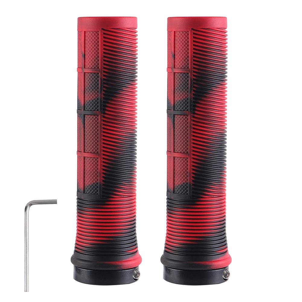 Bike Handlebar Grips Shock Absorbing Bicycle Handle Bar Grips MTB Mountain Bike Handlebar Cover for 22.2mm Handlebar