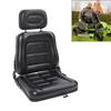Excavator Seat 3 Level Adjustable Headrest Wear Resistant Black Comfortable PVC Leather  Tractor Seat for Backhoe