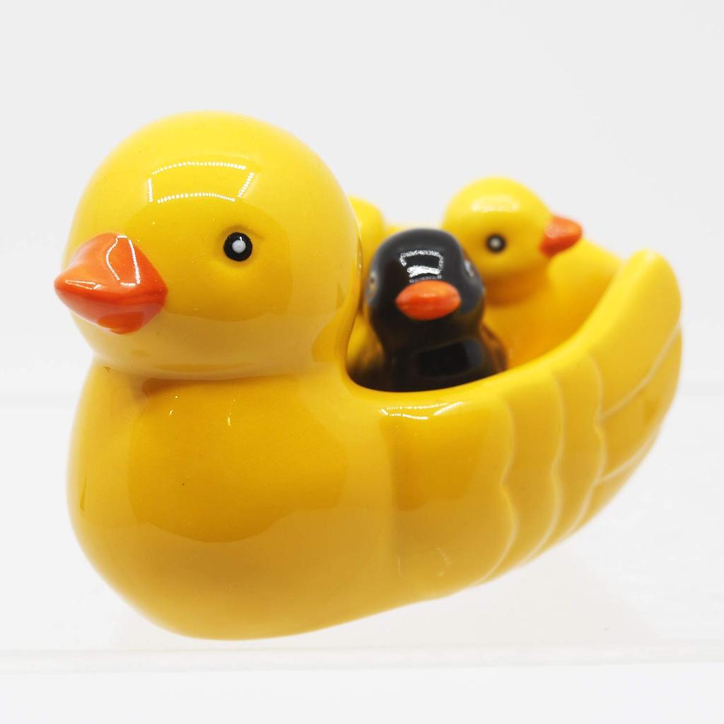 Sun Art Fun Goods Bath Series Chopstick Rest Set Rubber Duck San3296