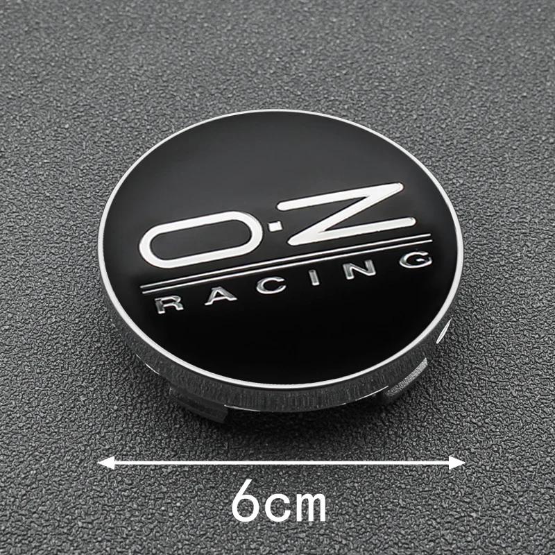 4 τεμάχια 60mm Στυλ Αυτοκινήτου OZ Racing Σήμα O.Z Καλύμματα Κέντρου Τροχού Αυτοκινήτου Αυτοκόλλητο Κάλυμμα Ζάντας Διακοσμητικό Σήμα Επίσημο Αξεσουάρ Αυτοκινήτου