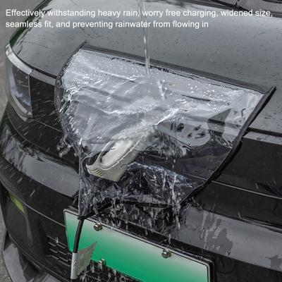 New Energy Auto-Ladegerät-Regenschutz, magnetisch, wasserdicht, winddicht, universeller EV-Ladeanschluss für Elektroautos, Regen- und Schneeschutz