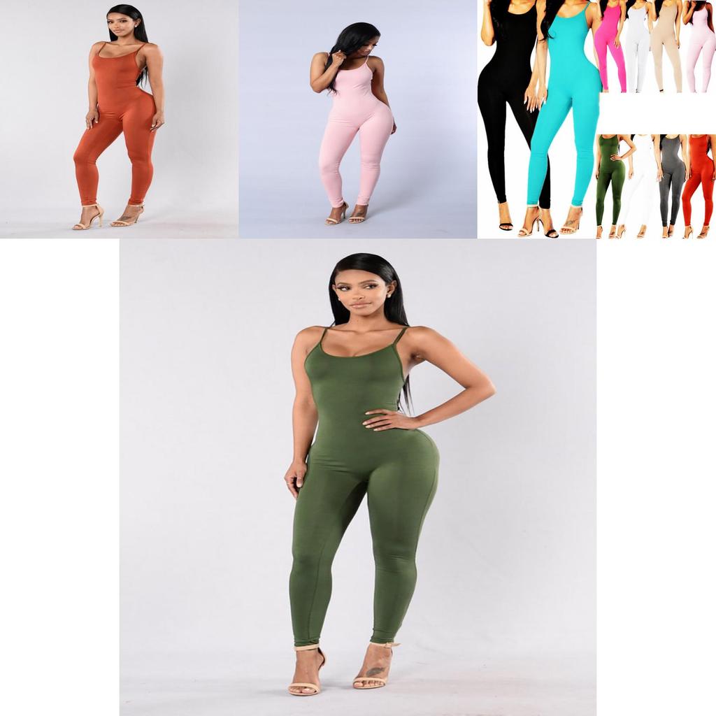 Elegant Women Jumpsuit Romper With Bodycon Fit For Chic Clubwear And Party Nights