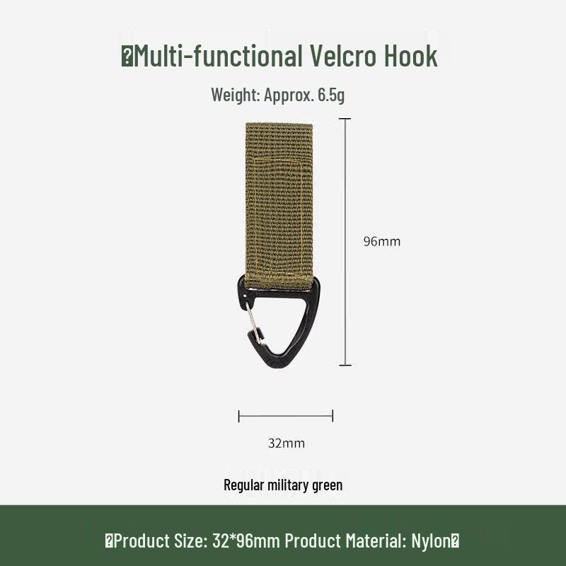 Tolex Tactical Nylon Backpack Clip