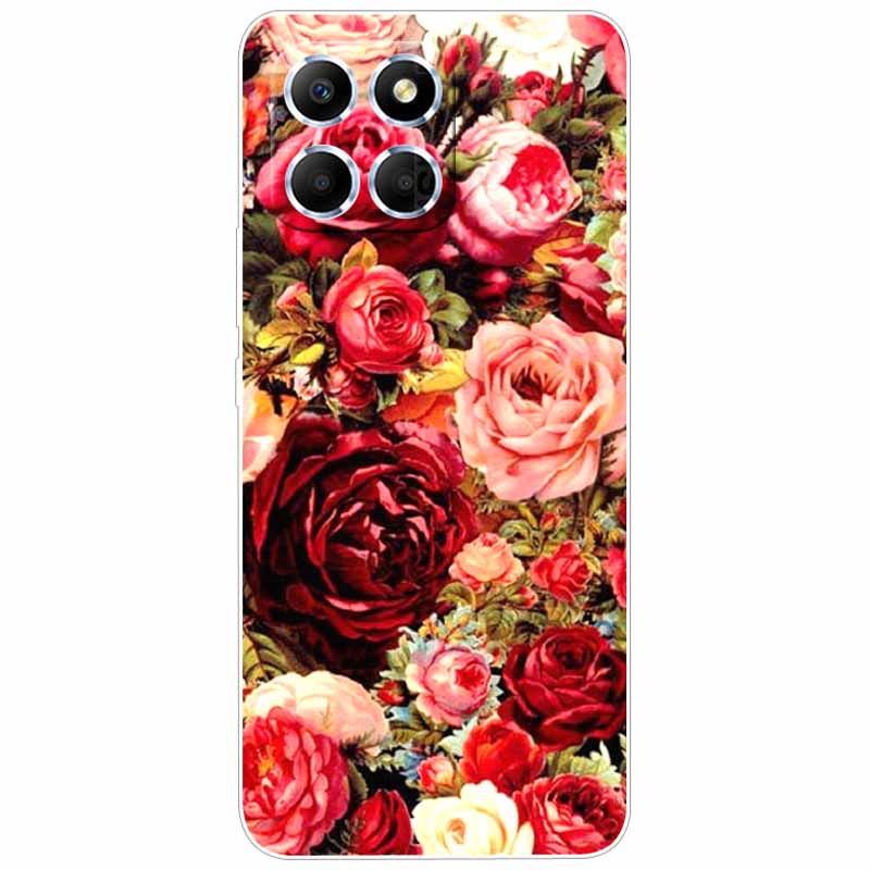 Soft Case For Honor X6 2022 Covers Para Silicon Print Marble TPU Clear Phone Coque for Huawei Honor X6 4G Transparent Bumper X 6