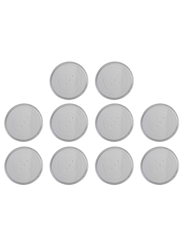 10pcs Plastic Coin Capsule Holders 70mm Transparent with Multiple Inner Ring Gaskets 41 65mm for Coin Collecting