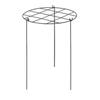 30cm Metal Garden Plant Support Stakes Round Peony Support Ring Cage For Indoor Outdoor Plants Garden Tools, 3Pcs