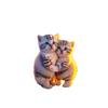 Dog Cat Key Chain Car Key Ring Car Decoration Cute Acrylic Pendant  Bag Decor