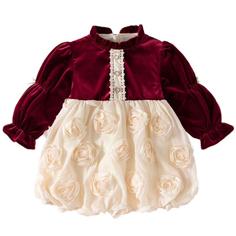 Banxidi Girls  Winter Princess Dress 100