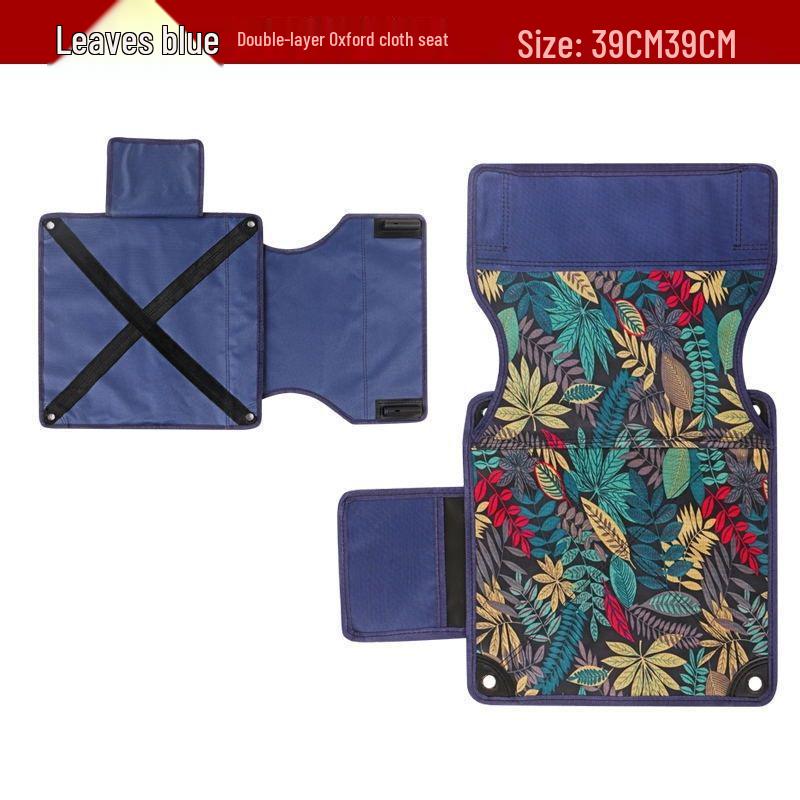 Oxford Cloth Folding Outdoor Camping Chair with Backrest - Casual Beach and Fishing Seat