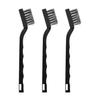 Stainless Steel Wire Brush (Set of 3) for Cleaning, Rust Removal, and Water-Removing. Compact Storage.