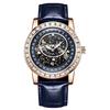 Rotating Gypsy Star Empty Disc Diamond Watch Men'S Fashion Sun Moon Star Waterproof Luminous Men'S Watch