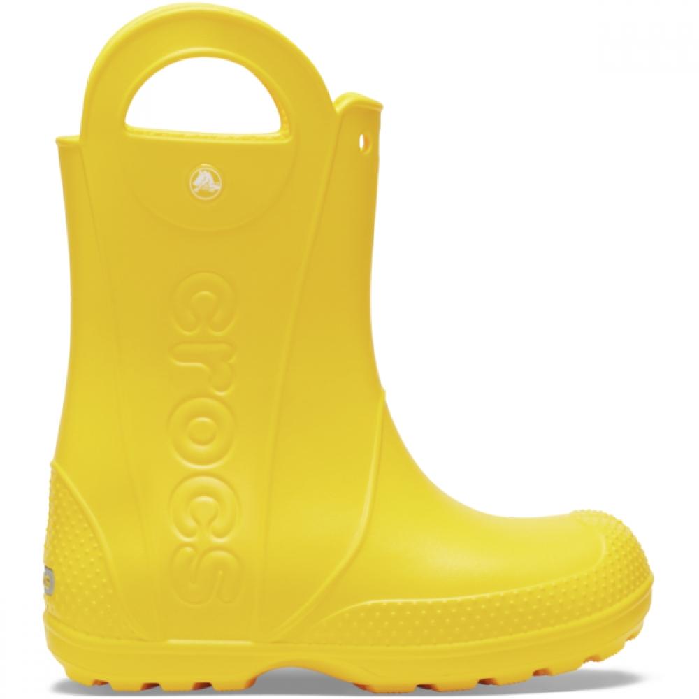 Crocs Handle It Rain Boots Kids Yellow