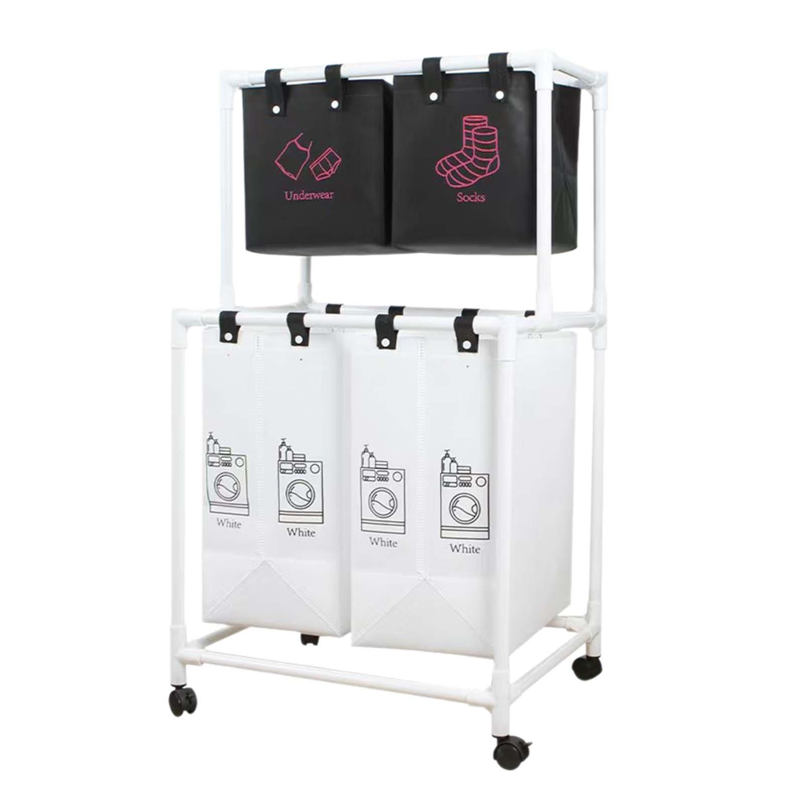 Laundry Hamper with Wheels, Dirty Cloth Hamper Laundry Basket Washing Hamper for Closet S