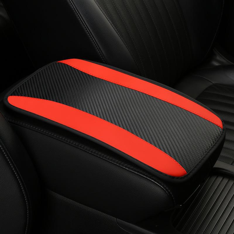 Bracciolo in memory foam in fibra di carbonio - Copertura protettiva per la mano centrale dell'auto
