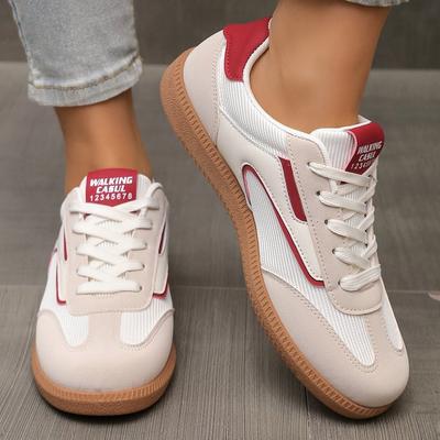 Spring Autumn Large-sized Women, New Fashionable Sporty Casual Comfortable and Versatile Comfortable Board Shoes for Women P265