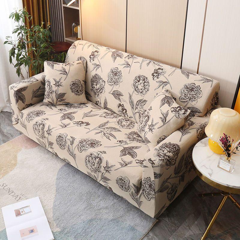 Beanbag Cover Cover Fully Surrounded Elastic All Wrapped Cover Full Set Four Seasons Universal Living Room Old-Fashioned Sofa Slipcover